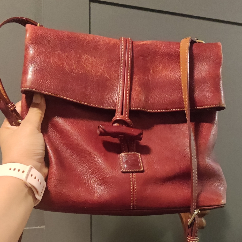 Dooney & Bourke Florentine Leather Toggle Crossbody Bag
